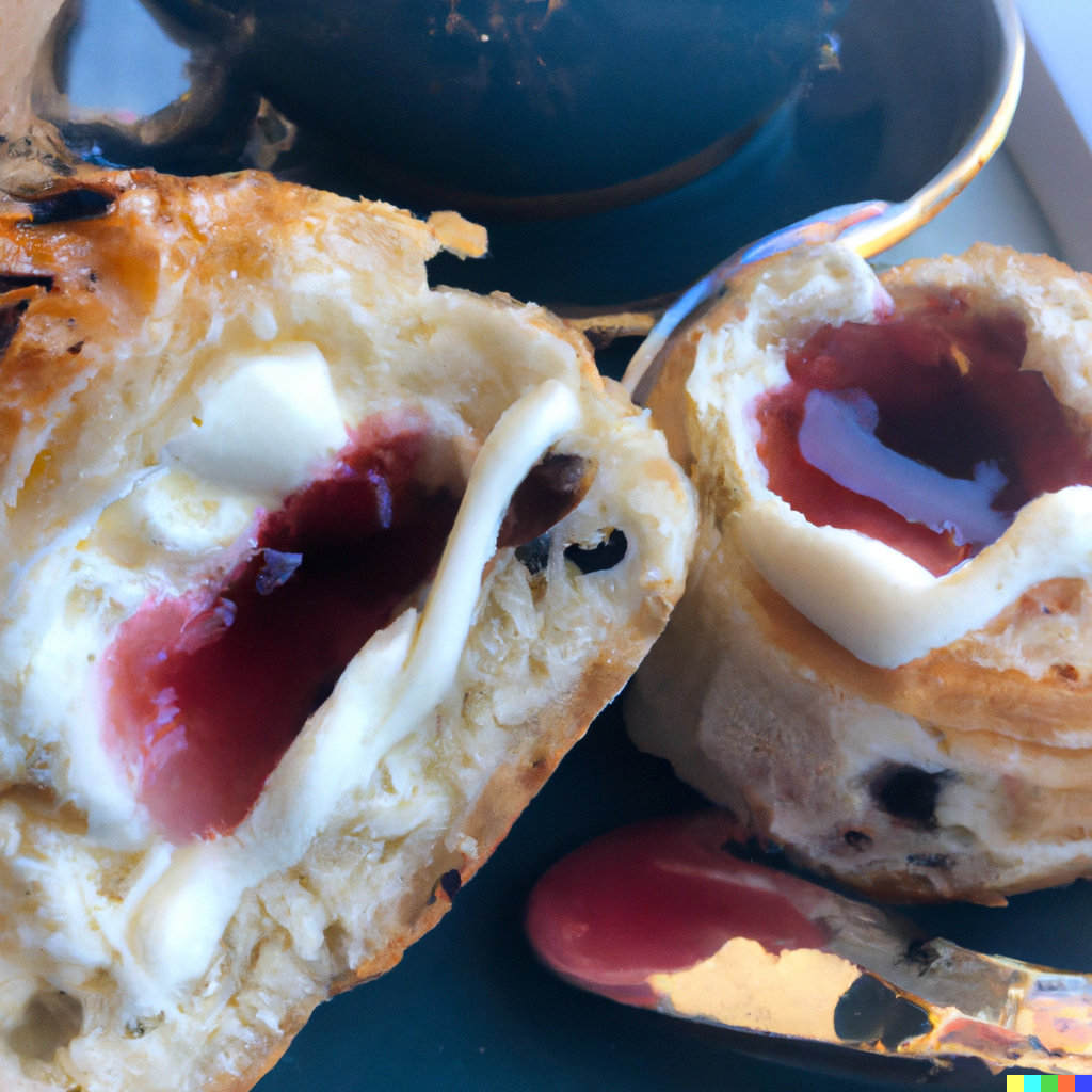 video marketing - bold statement - deliciously filled cornish cream tea
